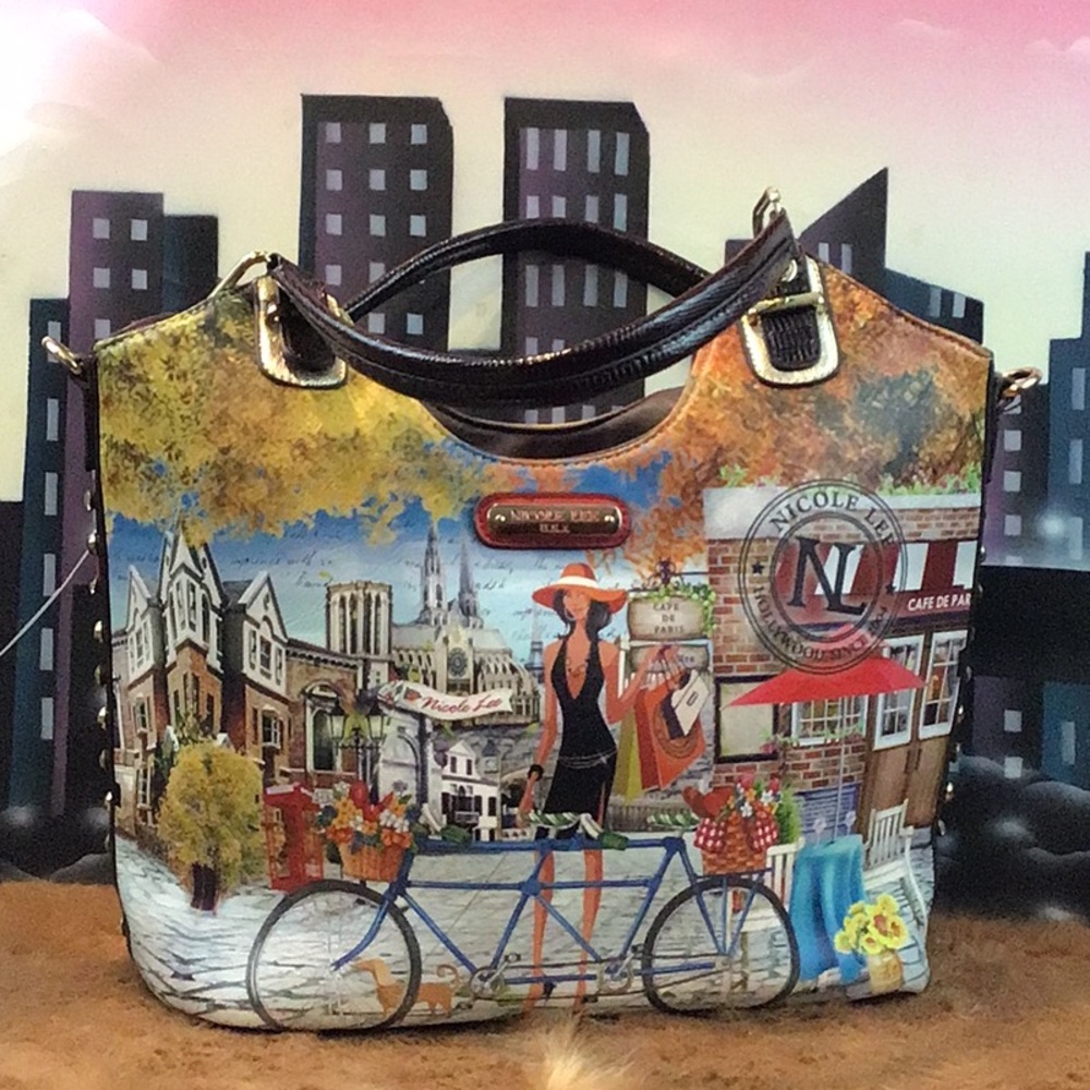 Nicole Lee “HOLLYWOOD BICYCLE TOTE”